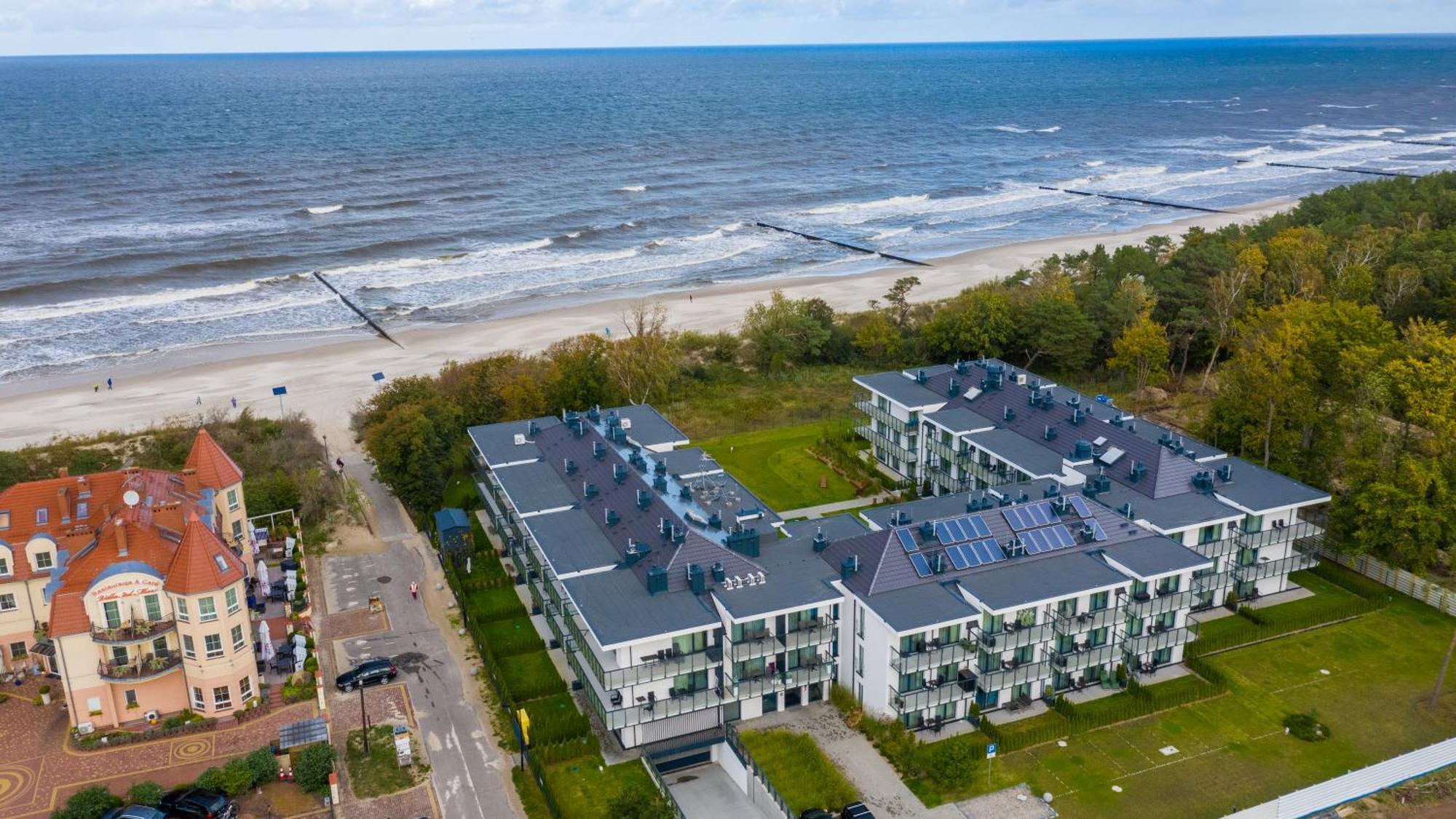 Rezydencja Niechorze 310 Z Widokiem Na Morze I Przy Plazy - 5D Apartamenty Exteriör bild